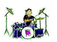 Animated Drummer Musician Hot