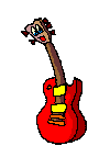 Animated Electric Guitar Cute