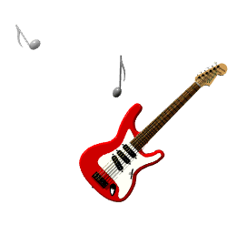 Animated Electric Guitar Pretty