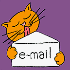 Animated Email Cat Sign