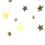 Animated Falling Gold Stars