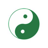 Animated Green Ying Yang