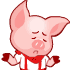 Animated Pig Cartoon Gif