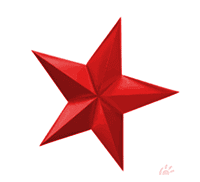Animated Red Star Largesuper Animate Image