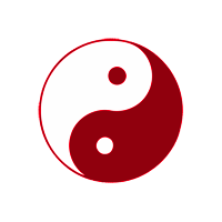 Animated Red Ying Yang Nice Gif Image Download For Android Mobile Wallpaper in Gif Format Moving Image Download For Free