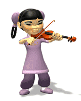 Animated Violin Musician Cool
