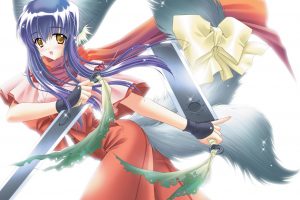 Anime Girl Sword Fight Full HD