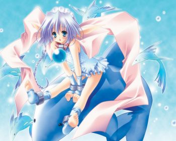 Anime Girls Download HD Wallpaper For Desktop Blue Full HD