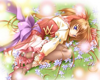 Anime Girls Garden HD Wallpaper For Free