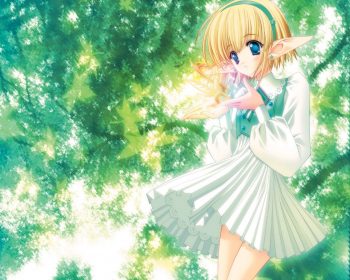 Anime Girls White HD Wallpaper For Free