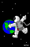Astronaut Animation Cool Image