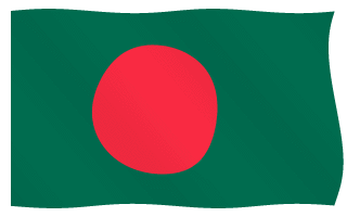 Bangladesh Flag Waving Gif Animation Super