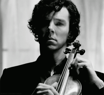 Benedict Cumberbatch Sherlock Playing Violin Gif Cool