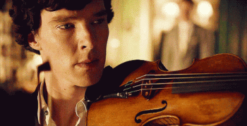Benedict Cumberbatch Sherlock Playing Violin Gif Hot