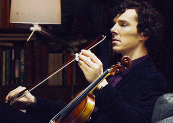Benedict Cumberbatch Sherlock Playing Violin Gif Love