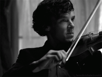 Benedict Cumberbatch Sherlock Playing Violin Gif Nice