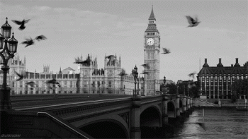 Big Ben London Old Clock Animated Gif Super
