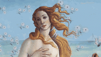 Birth Of Venus Art Animated Gif Nice