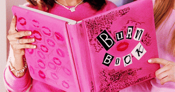 Burn Book Pink Reading Animated Gif