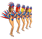 Cancan Dancers Animated Gif
