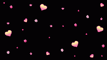 Cute Tiny Heart Pattern Floating Up Animated Gif