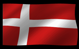 Danish Flag Waving Gif Animation Cute