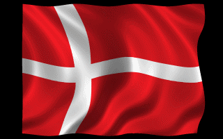 Danish Flag Waving Gif Animation Love
