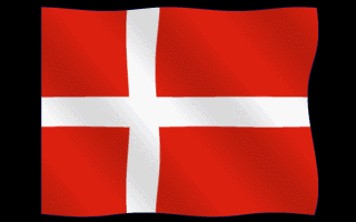 Danish Flag Waving Gif Animation Pretty