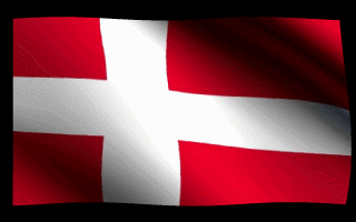 Danish Flag Waving Gif Animation Pure