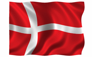 Denmark Flag Waving Animated Gif Love