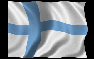 Finnish Flag Gif Animation Love