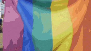 Gay Pride Rainbow Flag Animated Gif Pic Hot Sweet