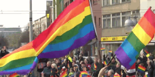 Gay Pride Rainbow Flag Animated Gif Pic Nice Cool