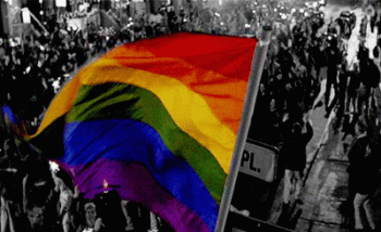 Gay Pride Rainbow Flag Animated Gif Pic Nice Sweet