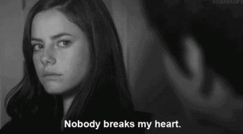 Girl Says Nobody Breaks My Heart Animated Gif