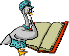 Goose Reading Book Animation