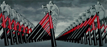 Hammers Walking Pink Floyd The Wall Animated Gif