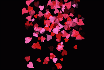 Hearts Falling Animation Cool Image Moving Image