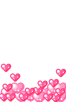 Hearts Floating Animation Hot Love