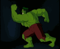 Hulk Hitting Animated Gif