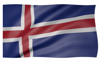 Iceland Flag Waving Animated Gif Cool