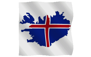 Iceland Flag Waving Animated Gif Love