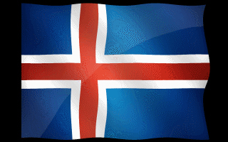 Icelandic Flag Waving Gif Animation Cute