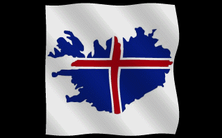 Icelandic Flag Waving Gif Animation Pretty