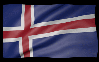 Icelandic Flag Waving Gif Animation Super