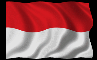 Indonesia Flag Waving Animated Gif Cute