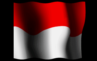 Indonesia Flag Waving Animated Gif Love