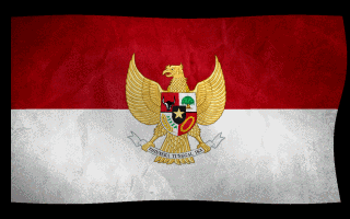 Indonesia Flag Waving Animated Gif Super