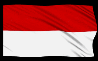 Indonesia Flag Waving Animated Gif Sweet