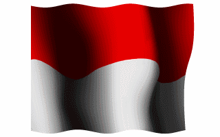 Indonesian Flag Waving Gif Animation Pretty